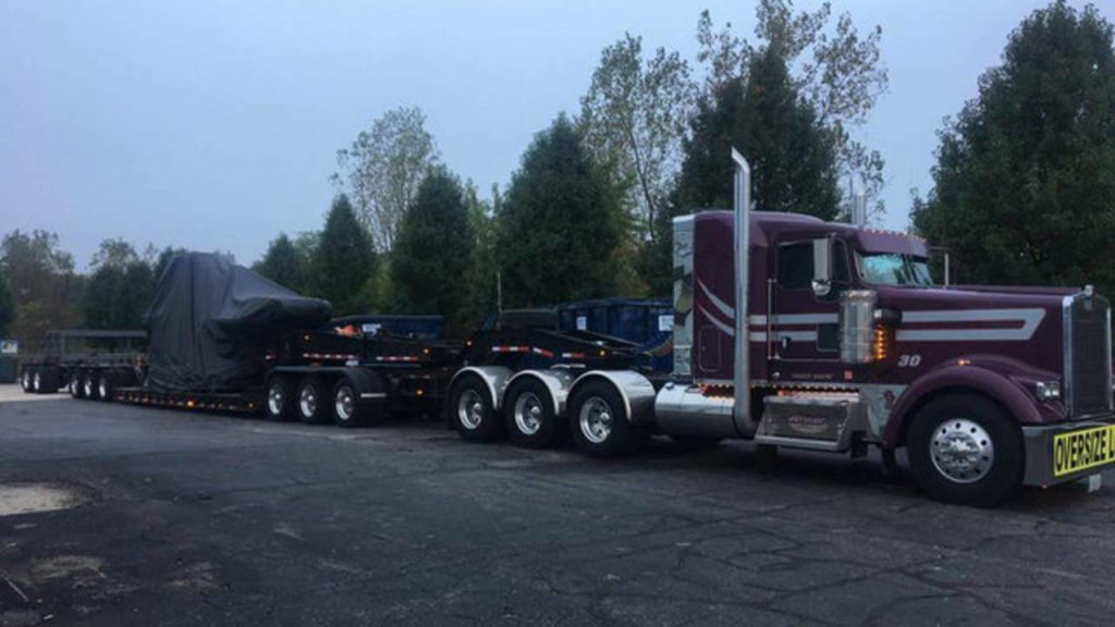 Worlds largest linear friction welder arrives Tuesday morning in ...